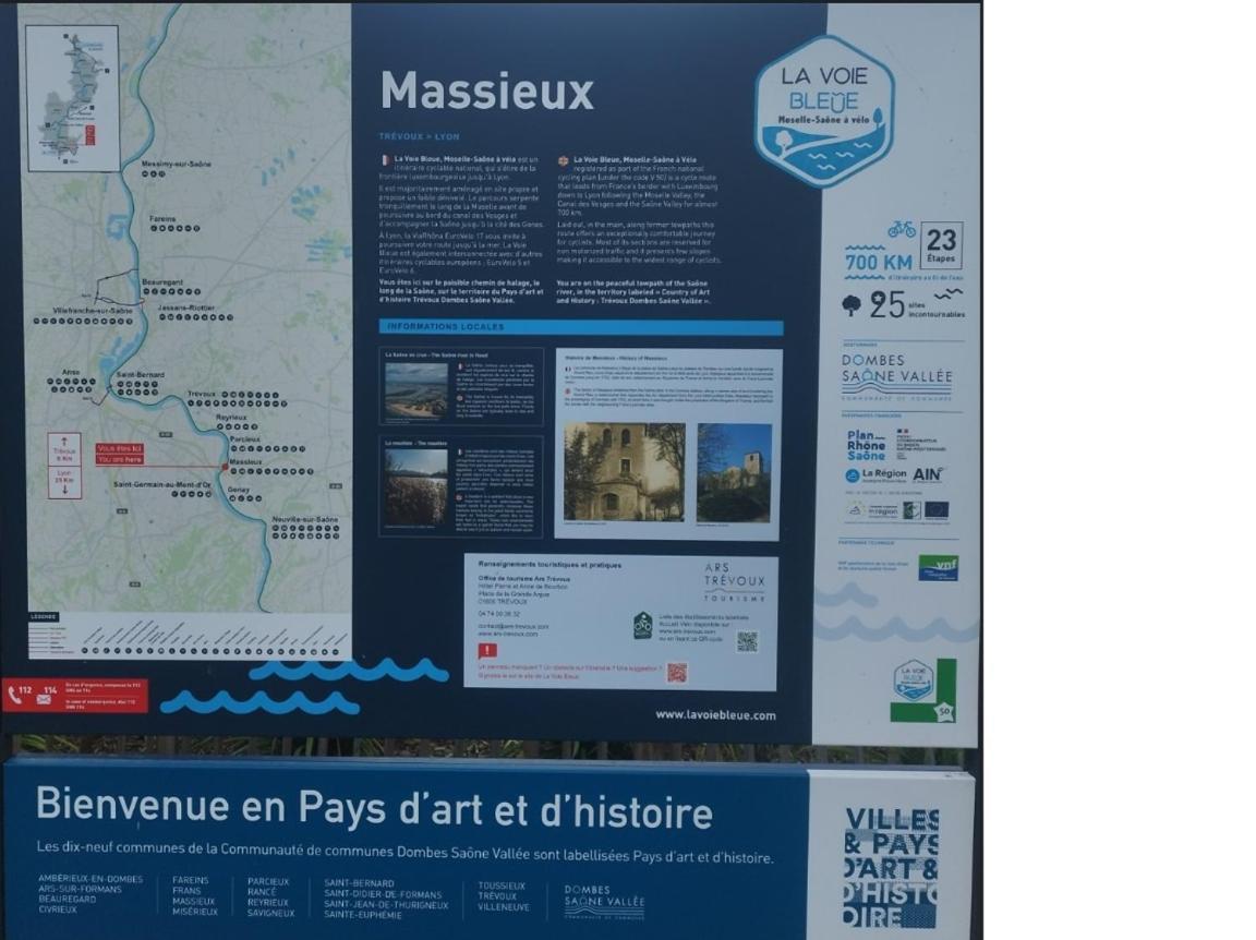 Havre De Paix Bord De Saone Avec Jacuzzi Hotel Massieux Exterior photo